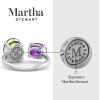 Martha Stewart 3 3/4 Carat Two Stone Gemstone Ring For Women in Sterling Silver, Gemstone Jewelry For Women(Option 6)