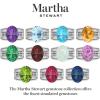 Martha Stewart 6 3/4 Carat Oval Shape Gemstone Hidden Halo Ring with Lab Grown Diamonds in Sterling Silver, Choose Your Gemstone(Ruby)