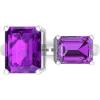 Martha Stewart 4 1/2 Carat Two Stone Gemstone Ring For Women in Sterling Silver, Gemstone Jewelry For Women(Option 8)