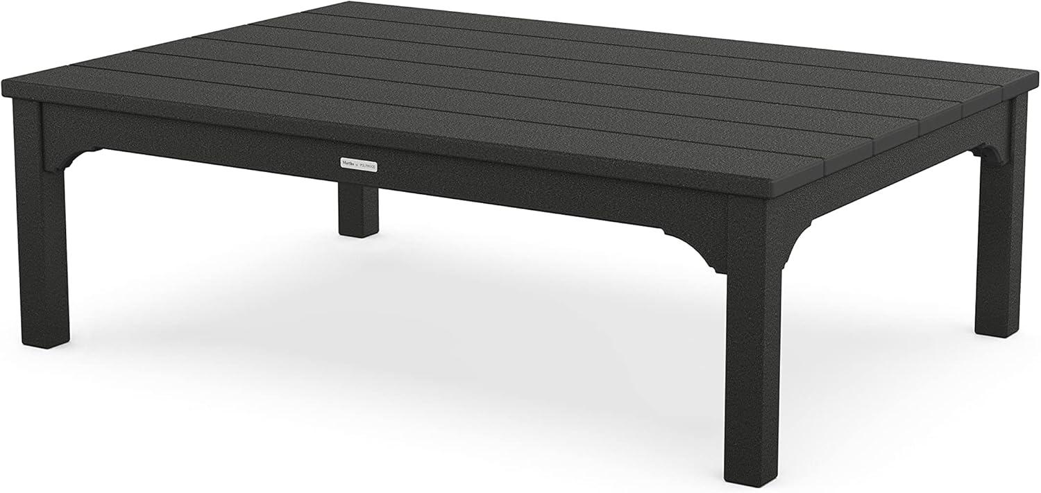 image:imageMartha Stewart by POLYWOOD Chinoiserie 4Piece Deep Seating Set with Sofa in BlackDune BurlapBlack Grey Mist