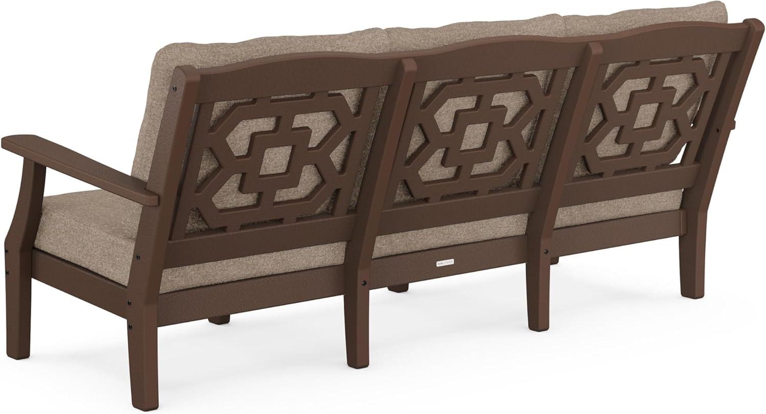 image:imageMartha Stewart by POLYWOOD Chinoiserie 6Piece Lounge Sofa Set in MahoganySpiced BurlapMahogany Spiced Burlap