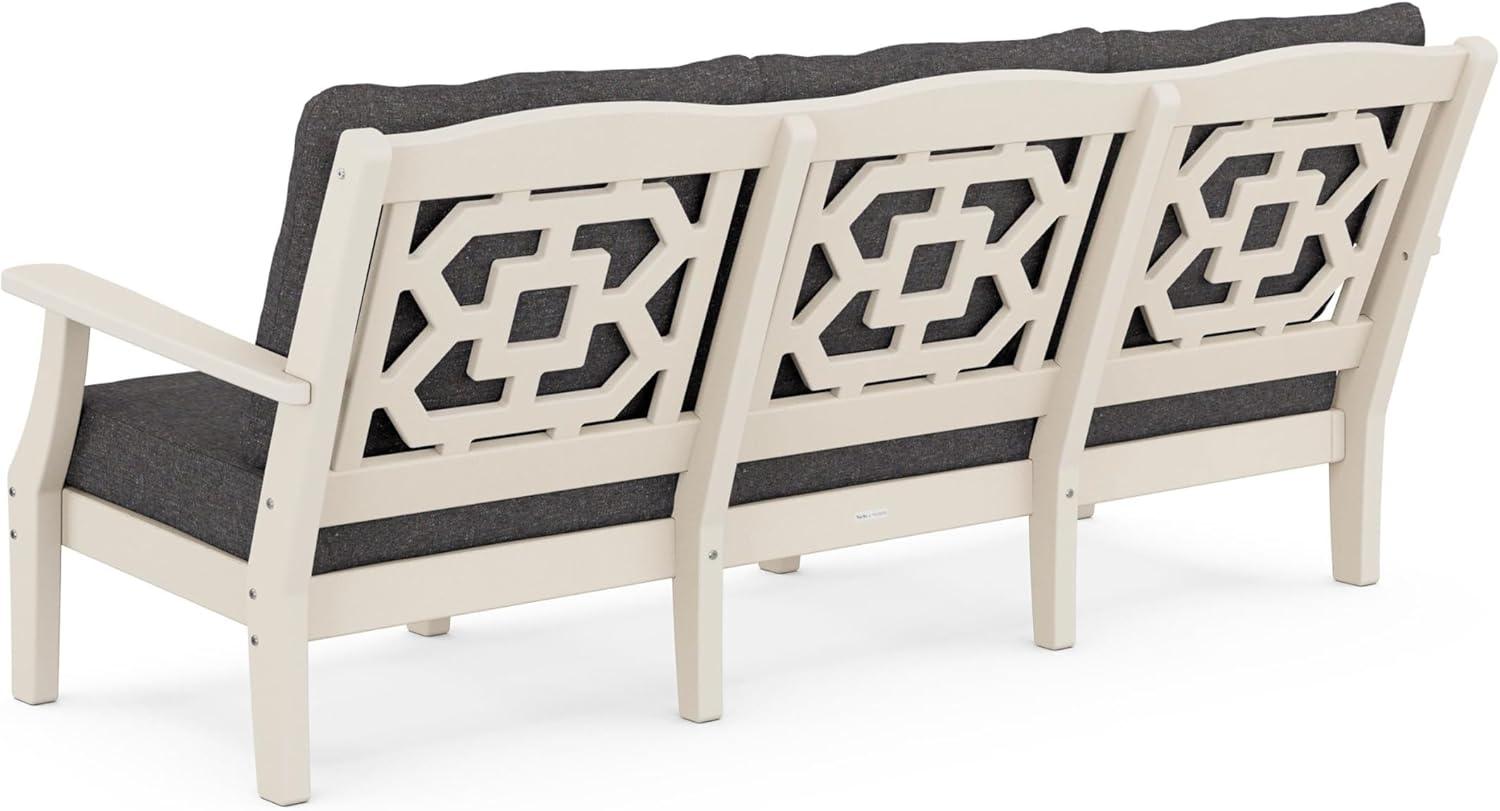 image:imageMartha Stewart by POLYWOOD Chinoiserie 6Piece Lounge Sofa Set in MahoganySpiced BurlapSand Ash Charcoal