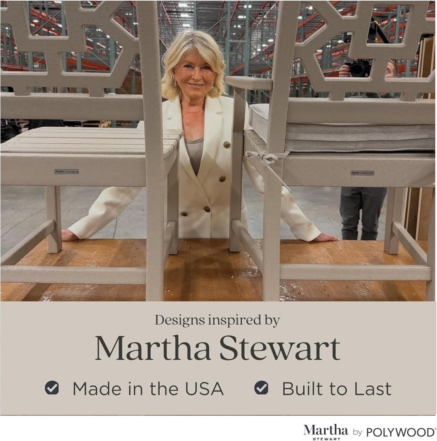 image:imageMartha Stewart by POLYWOOD Chinoiserie End Table in GreenWhite