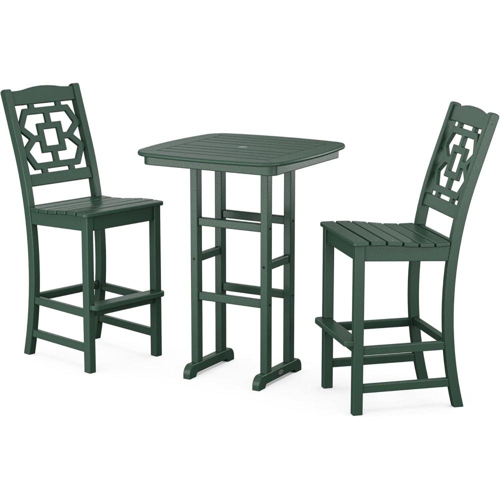image:imageMartha Stewart by POLYWOOD Chinoiserie 3Piece Bar Set in MahoganyGreen