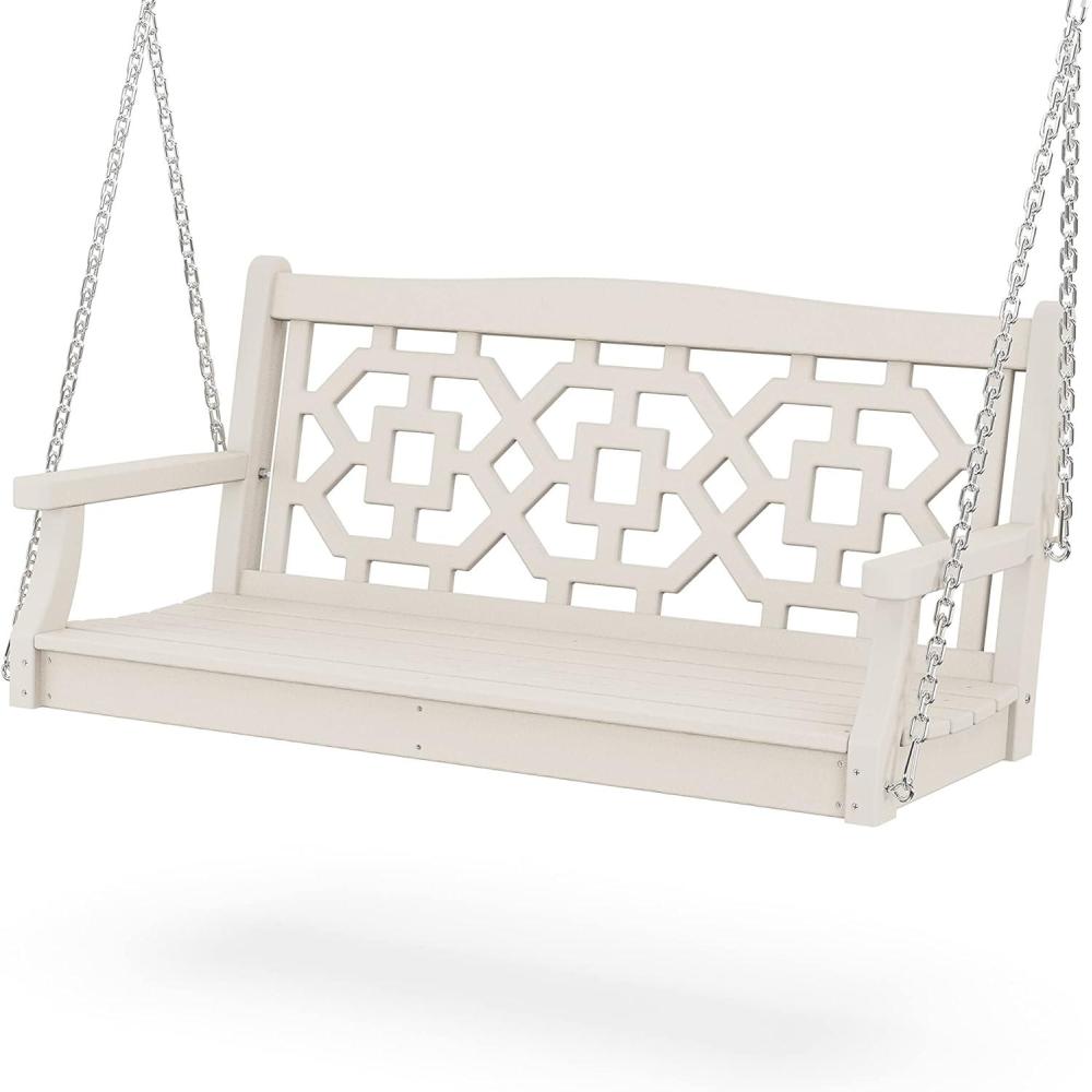 image:imageMartha Stewart by POLYWOOD Chinoiserie 48 Swing in SandSand