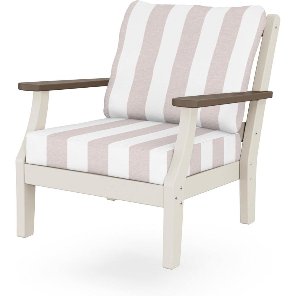 image:imageMartha Stewart by POLYWOOD Chinoiserie Deep Seating Chair in WhiteSky BlueSand Kona Cabana Stripe Dune Burlap