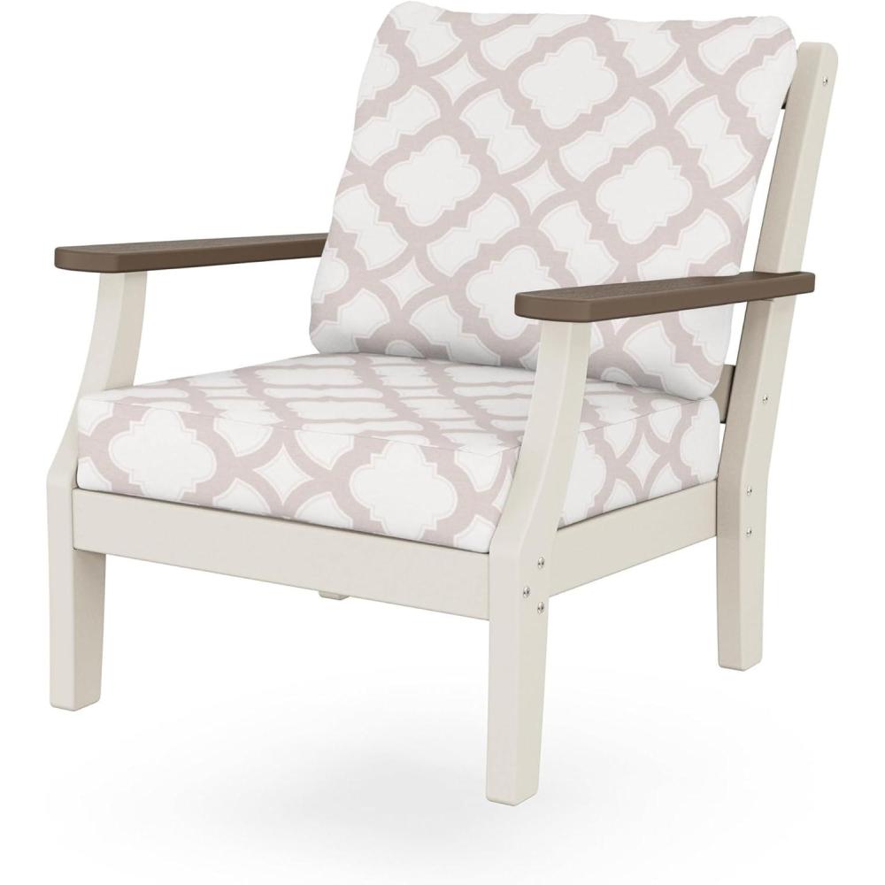 image:imageMartha Stewart by POLYWOOD Chinoiserie Deep Seating Chair in WhiteSky BlueSand Kona Trellis Dune Burlap