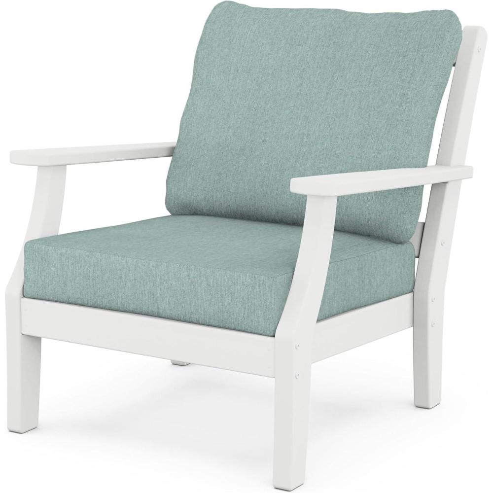 image:imageMartha Stewart by POLYWOOD Chinoiserie Deep Seating Chair in WhiteSky BlueWhite Glacier Spa