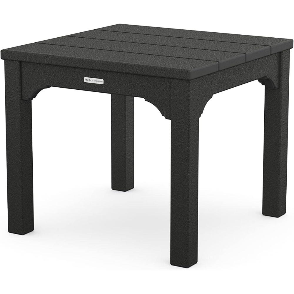 image:imageMartha Stewart by POLYWOOD Chinoiserie End Table in GreenBlack