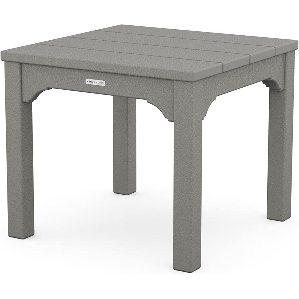 image:imageMartha Stewart by POLYWOOD Chinoiserie End Table in GreenSlate Grey