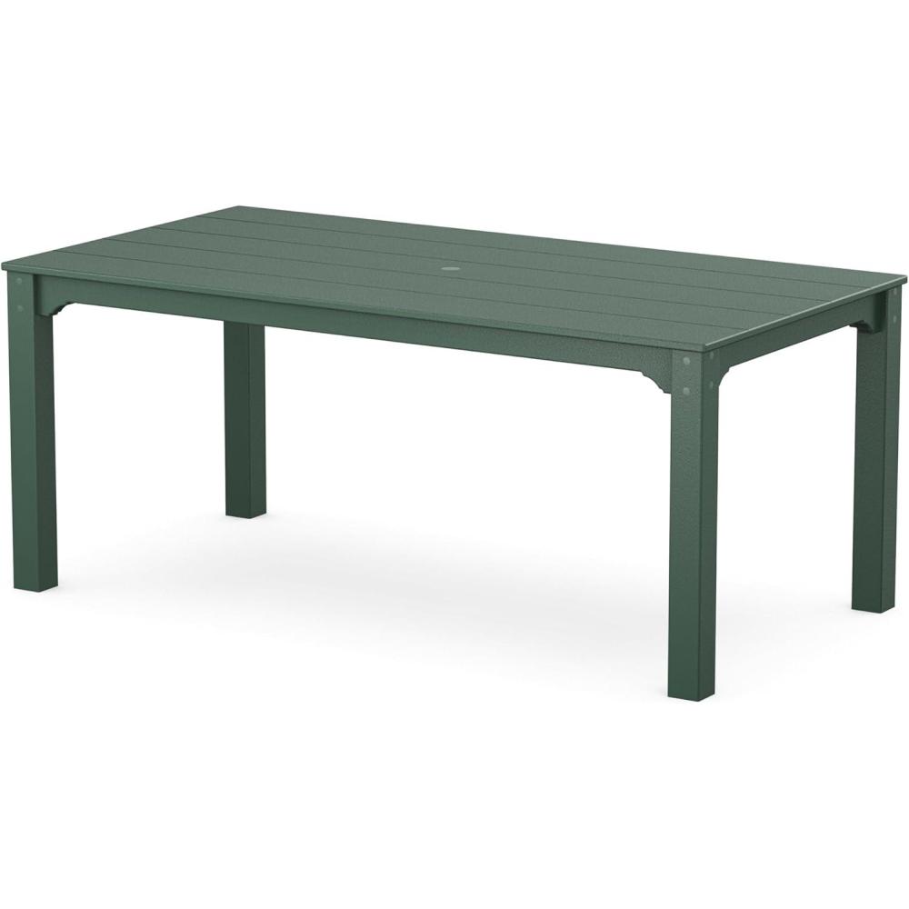image:imageMartha Stewart by POLYWOOD Chinoiserie Parsons 38 x 72 Dining Table in Slate GreyGreen