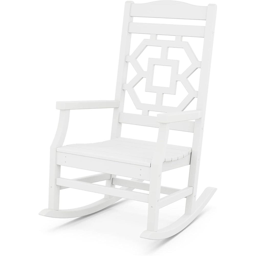 image:imageMartha Stewart by POLYWOOD Chinoiserie Rocking Chair in SandWhite