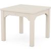 Martha Stewart by POLYWOOD® Acadia 5-Piece Farmhouse Dining Set with Benches in White(Sand / Glacier Spa)
