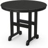 Martha Stewart by POLYWOOD® Chinoiserie 3-Piece Farmhouse Dining Set in Mahogany(Black)