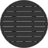 Martha Stewart by POLYWOOD® Chinoiserie 3-Piece Farmhouse Dining Set in Mahogany(Black)