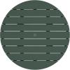 Martha Stewart by POLYWOOD® Chinoiserie 3-Piece Farmhouse Dining Set in Mahogany(Green)
