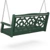 Martha Stewart by POLYWOOD® Chinoiserie 48” Swing in Sand(Green)