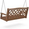 Martha Stewart by POLYWOOD® Chinoiserie 48” Swing in Sand(Teak)