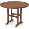 Martha Stewart by POLYWOOD® Chinoiserie 5-Piece Round Counter Set in Mahogany(Teak)