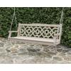 Martha Stewart by POLYWOOD® Chinoiserie 60” Swing in Mahogany(White)