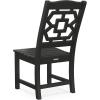 Martha Stewart by POLYWOOD® Chinoiserie 9-Piece Dining Set with Trestle Legs in White(Black)