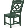 Martha Stewart by POLYWOOD® Chinoiserie 9-Piece Dining Set with Trestle Legs in White(Green)