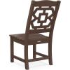 Martha Stewart by POLYWOOD® Chinoiserie 9-Piece Dining Set with Trestle Legs in White(Mahogany)