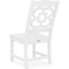 Martha Stewart by POLYWOOD® Chinoiserie 9-Piece Dining Set with Trestle Legs in White(White)