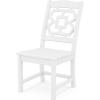 Martha Stewart by POLYWOOD® Chinoiserie 9-Piece Dining Set with Trestle Legs in White(White)