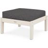 Martha Stewart by POLYWOOD® Chinoiserie Deep Seating Ottoman (Mahogany/Spiced Burlap)(Sand / Ash Charcoal)