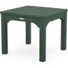 Martha Stewart by POLYWOOD® Chinoiserie End Table in Green(Green)