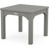 Martha Stewart by POLYWOOD® Chinoiserie End Table in Green(Slate Grey)