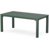 Martha Stewart by POLYWOOD® Chinoiserie Parsons 38″ x 72″ Dining Table in Slate Grey(Green)