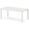Martha Stewart by POLYWOOD® Chinoiserie Parsons 38″ x 72″ Dining Table in Slate Grey(White)