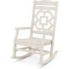 Martha Stewart by POLYWOOD® Chinoiserie Rocking Chair in Sand(Sand)