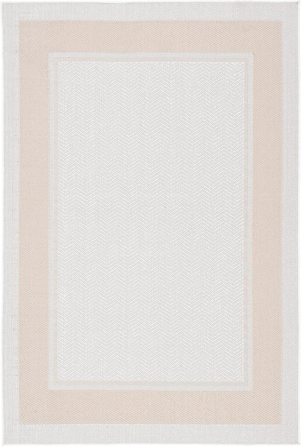 image:imageMartha Stewart x SAFAVIEH Outdoor Area Rug Collection 8 x 10 Ivory amp Beige Weather Resistant amp Washable Ideal for Patio Backyard Mudroom Deck Dining Space MSRO317BIvoryBeige