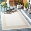 Martha Stewart x SAFAVIEH Outdoor Area Rug Collection – 8′ x 10′, Ivory & Beige, Weather Resistant & Washable, Ideal for Patio, Backyard, Mudroom, Deck, Dining Space (MSRO317B)(Ivory/Beige)