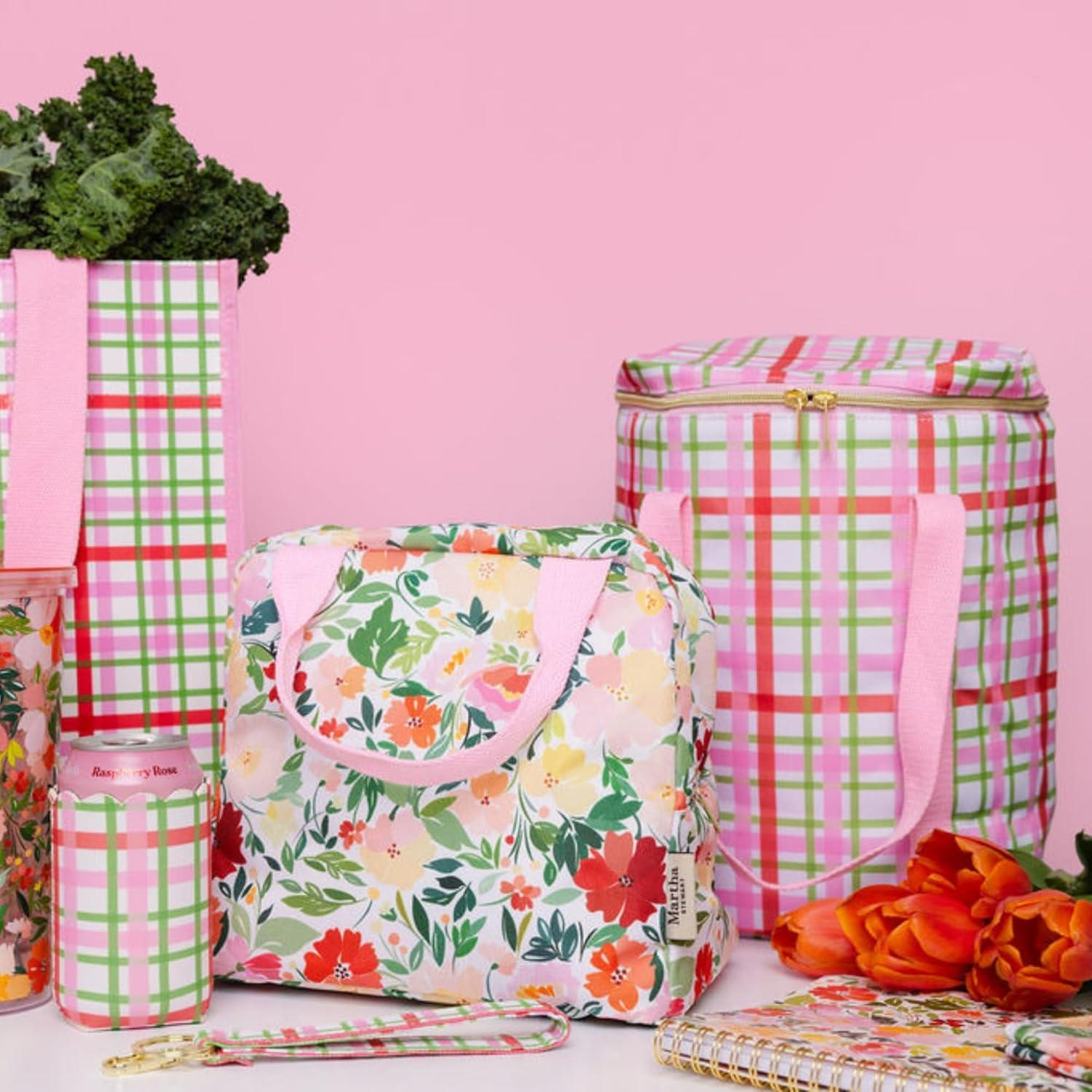 image:imageMartha Stewart Insulated Lunch Box for Women Spacious Lunch Tote 11 x 65 x 135 Comfortable Carrying Straps amp Storage Pocket FloralFloral