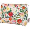 Martha Stewart Floral Insulated Snack Bag Keeper Set of 2 with Zipper, Reusable Thermal Sandwich Bag Holder for Lunch, Durable, Stylish Lunch Bag Accessory (Floral)