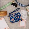 Martha Stewart Wristlet for Keychain and Keys, Cute Floral Key Holder Bracelet(Arcadian Green Gingham)