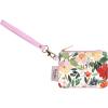Martha Stewart ID Zipper Wallet with Wristlet for Women, Cute Identification Badge Holder for Teachers and Nurses (Floral)