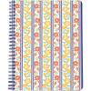 Martha Stewart Mini Spiral Notebook, 7″x9″ Journaling Notebook with 160 Lined Pages and Perforated Tear-Outs, Convenient Interior Pocket for Notes (Floral)(Floral Stripe)