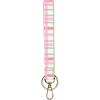 Martha Stewart Wristlet for Keychain and Keys, Cute Floral Key Holder Bracelet(Plaid)