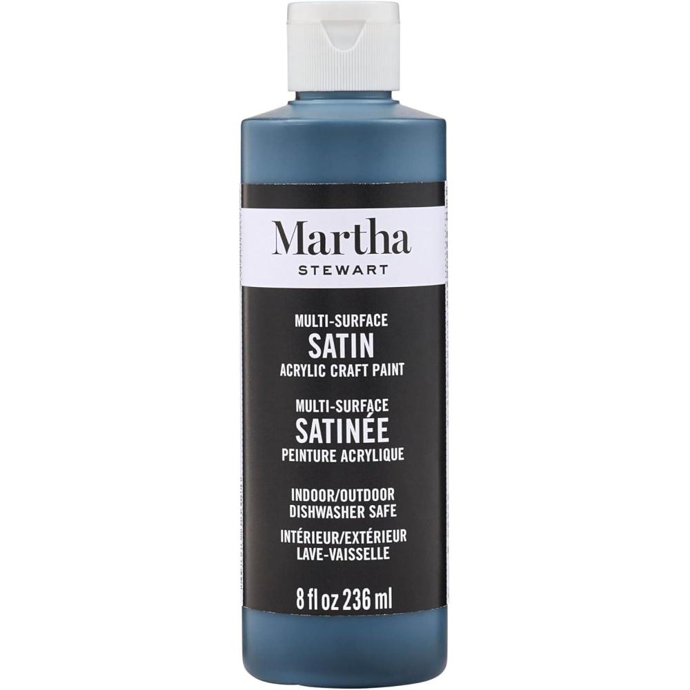 image:imageMartha Stewart Craft Paint Rock Candy 8 fl oz Premium Satin Finish Paint Perfect For Easy To Apply DIY Arts And Crafts 68700Beetle Black