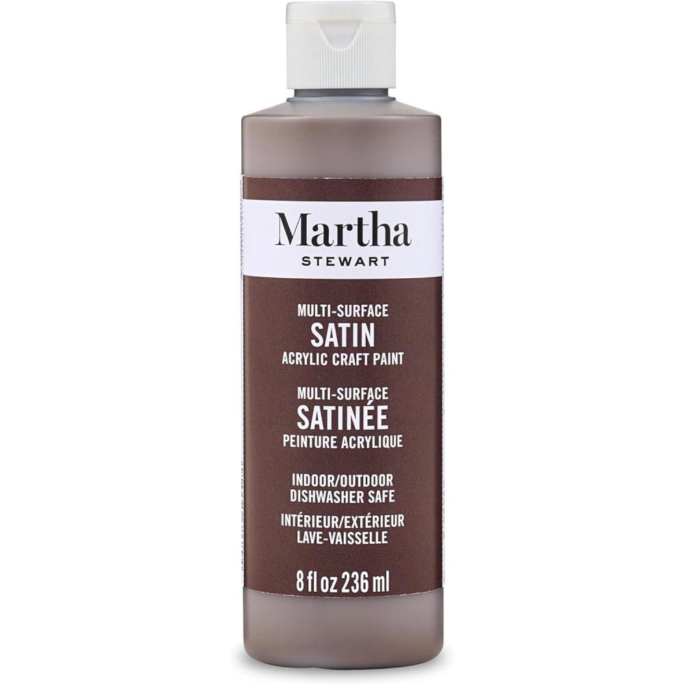 image:imageMartha Stewart Craft Paint Rock Candy 8 fl oz Premium Satin Finish Paint Perfect For Easy To Apply DIY Arts And Crafts 68700Vanilla Bean