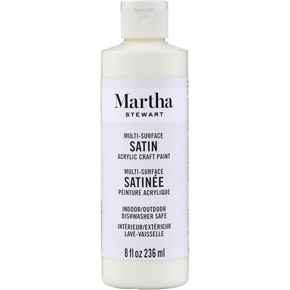 image:imageMartha Stewart Craft Paint Rock Candy 8 fl oz Premium Satin Finish Paint Perfect For Easy To Apply DIY Arts And Crafts 68700Wedding Cake