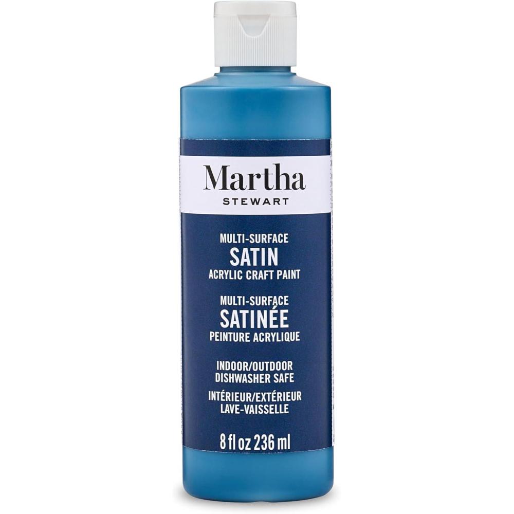 image:imageMartha Stewart Craft Paint Rock Candy 8 fl oz Premium Satin Finish Paint Perfect For Easy To Apply DIY Arts And Crafts 68700Wild Blueberry