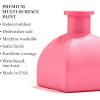 Martha Stewart, Craft Paint, Rock Candy, 8 fl oz Premium Satin Finish Paint, Perfect For Easy To Apply DIY Arts And Crafts, 68700(Camellia Pink)