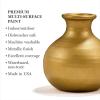 Martha Stewart, Craft Paint, Rock Candy, 8 fl oz Premium Satin Finish Paint, Perfect For Easy To Apply DIY Arts And Crafts, 68700(Gold)