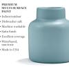Martha Stewart, Craft Paint, Rock Candy, 8 fl oz Premium Satin Finish Paint, Perfect For Easy To Apply DIY Arts And Crafts, 68700(Slate Gray)